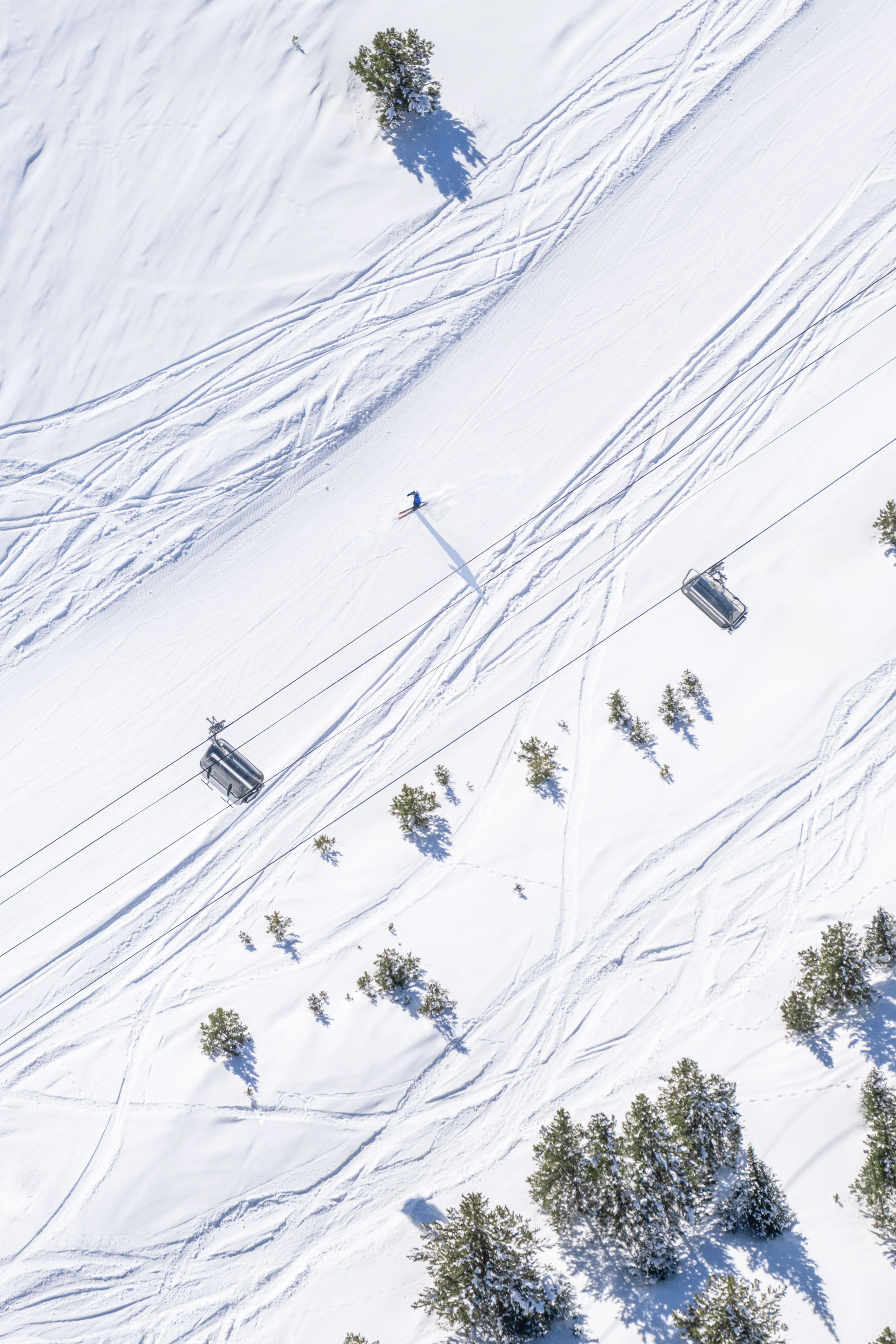 Skiing Yellowstone Club, Montana