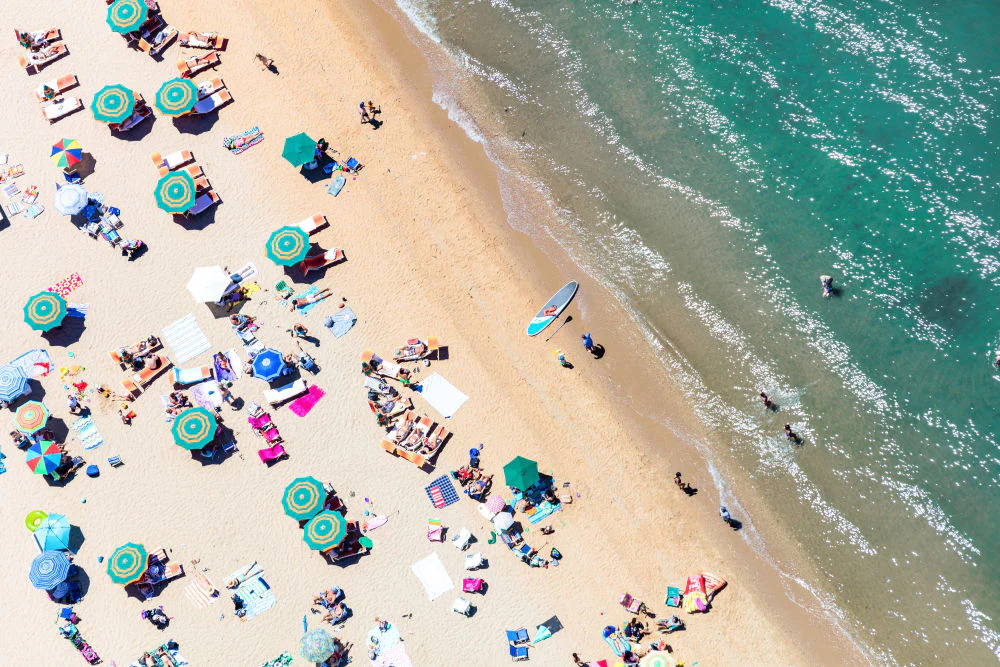 Sunset Beach Umbrellas, Shelter Island