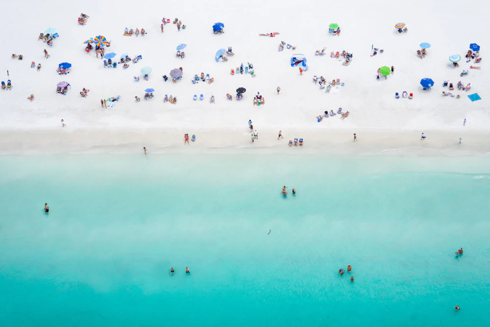 Tigertail Beach Sunbathers, Marco Island, Florida