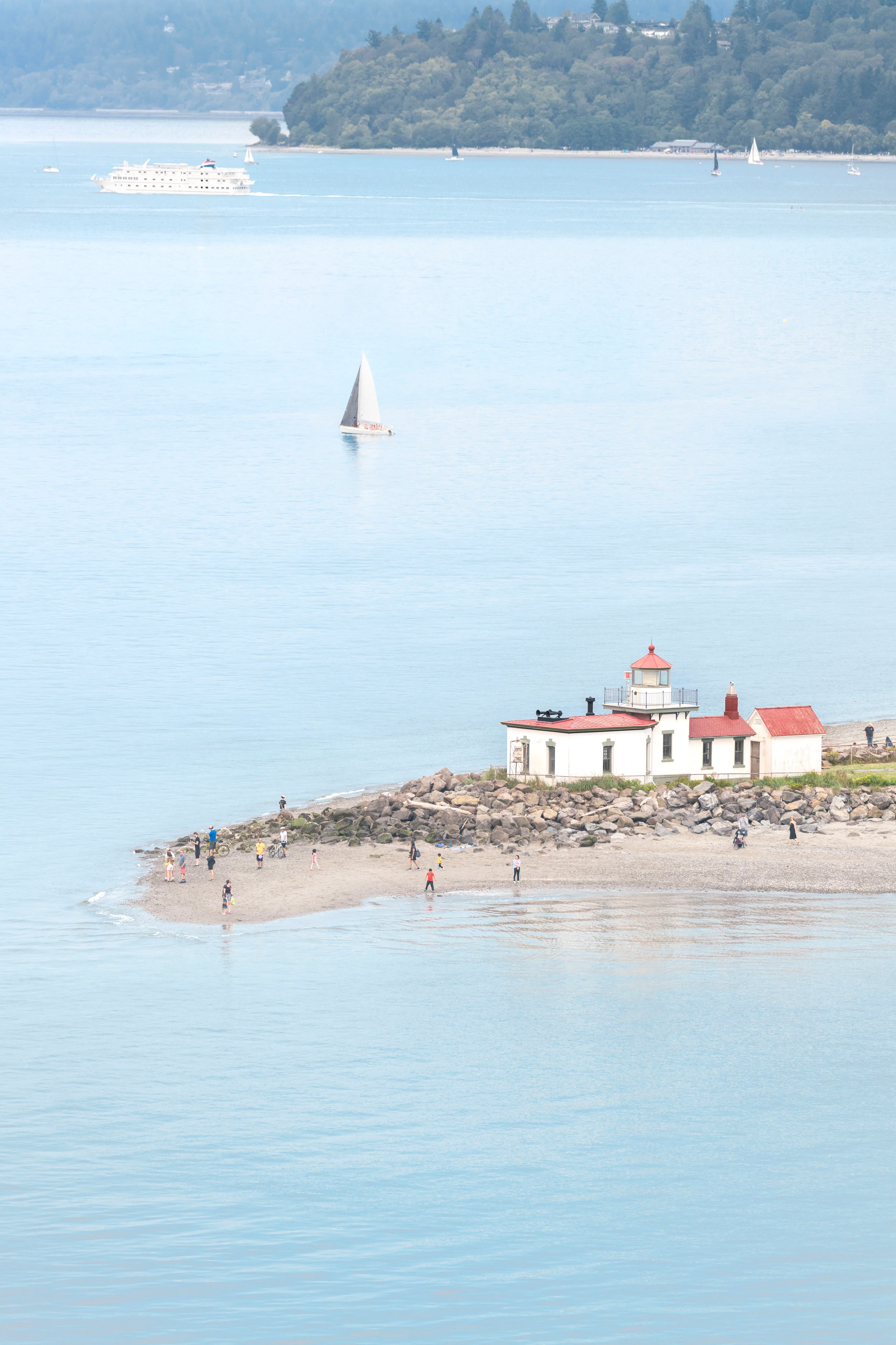 West Point Lighthouse Vertical, Seattle